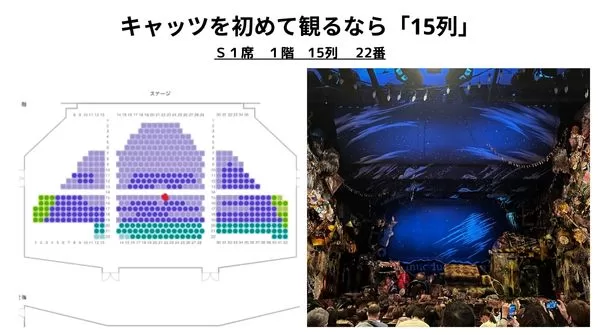 劇団四季キャッツを初めて観るなら15列